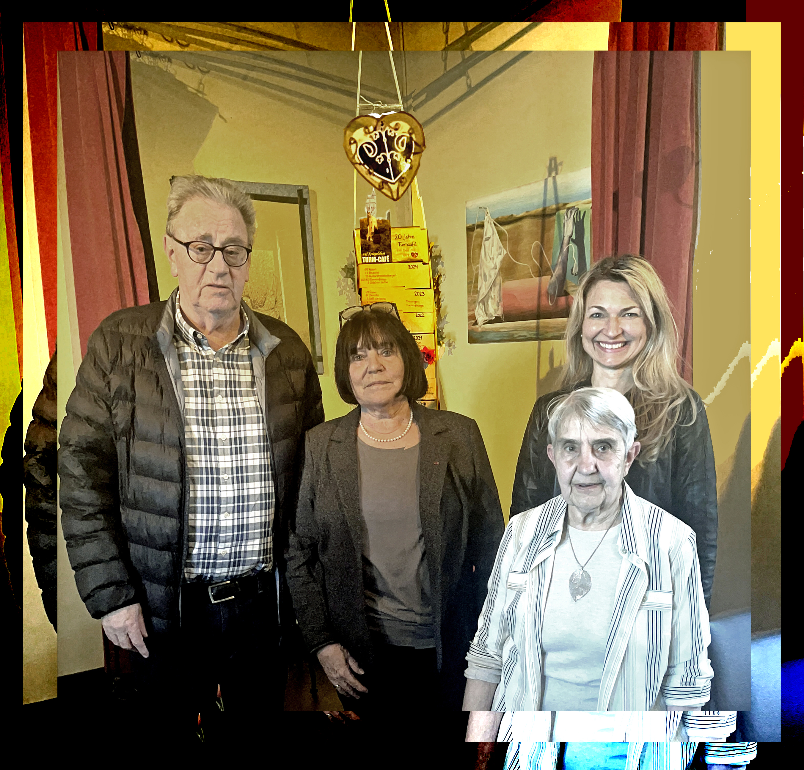 Gruppenbild mit Herz